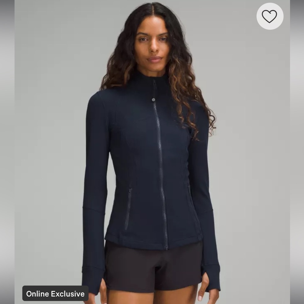 Lululemon athletica Navy Nulu Full‑Zip Long Sleeve Jacket